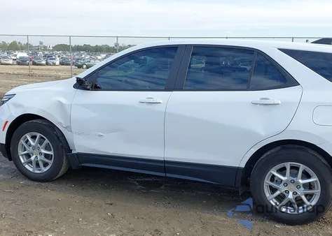 2022 Chevrolet Equinox Fwd Ls из США, поврежденный, VIN 3GNAXHEVXNS245219